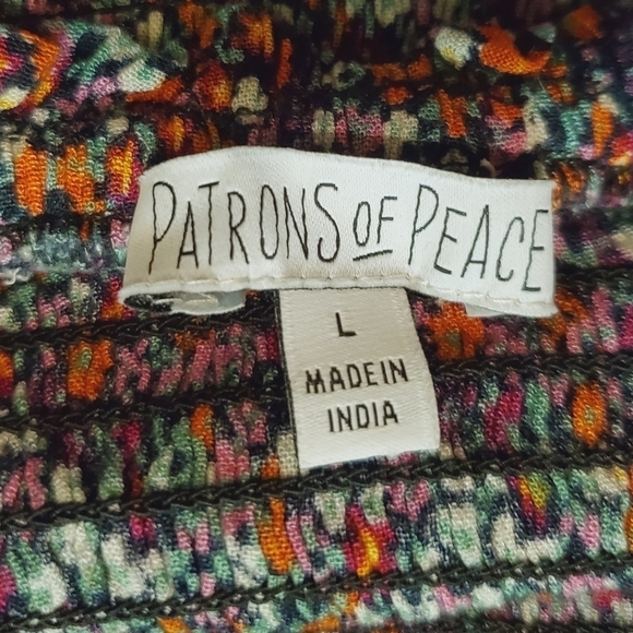 Patrons of Peace Multi Color Fitted Tube Top cropped tank - Picture 5 of 6